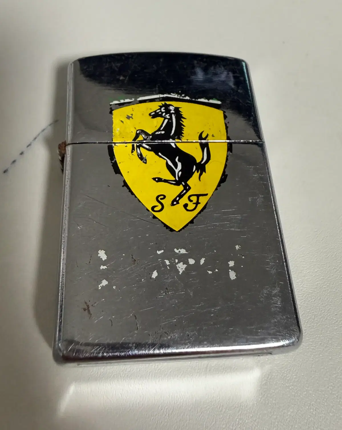 빈티지 Ferrari Scuderia 수집용 메탈 라이터