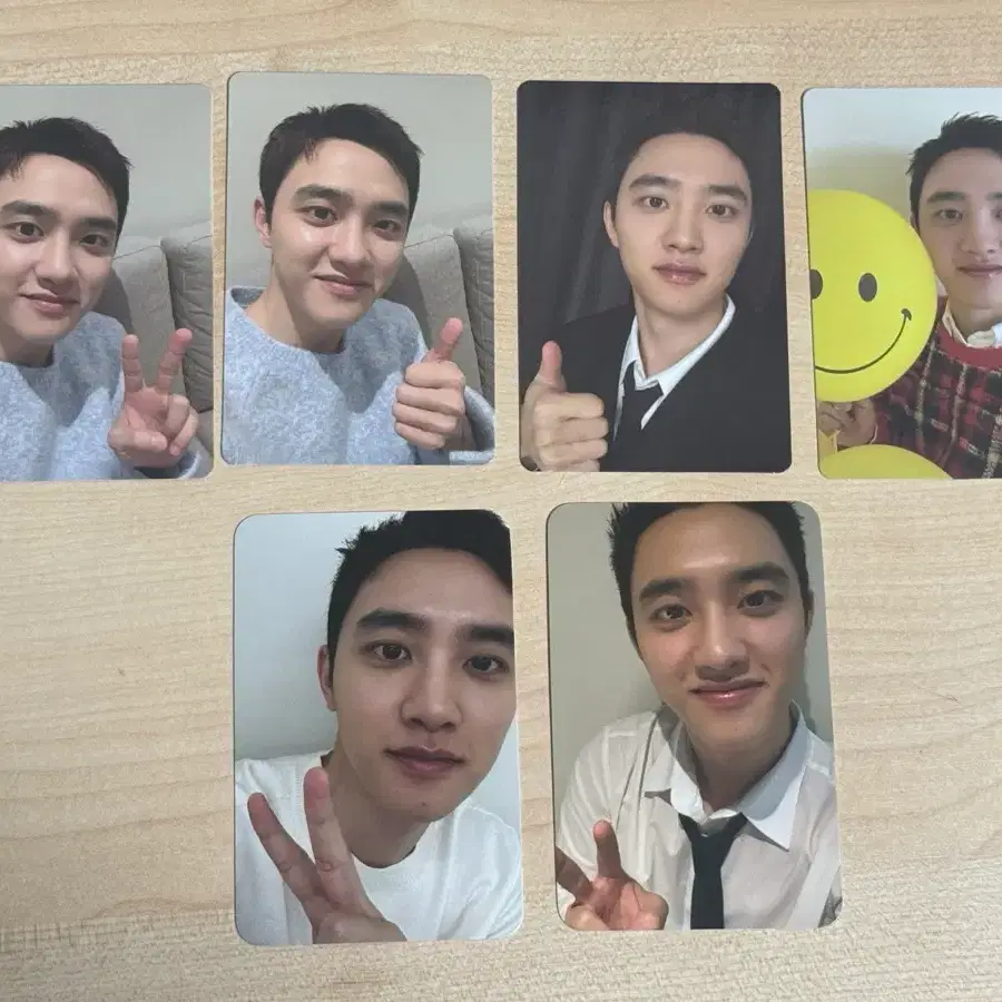 도경수 시즌그리팅 포카4장+애플뮤직특전포카2장 일괄