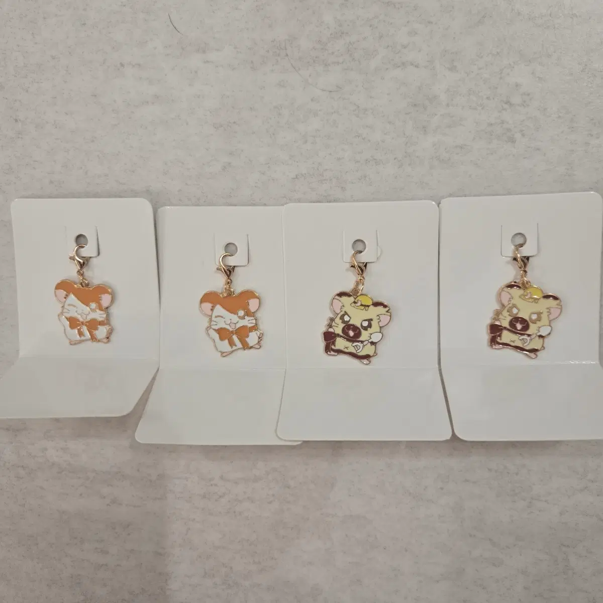 [새상품] 방가방가 햄토리 메탈 참 키링