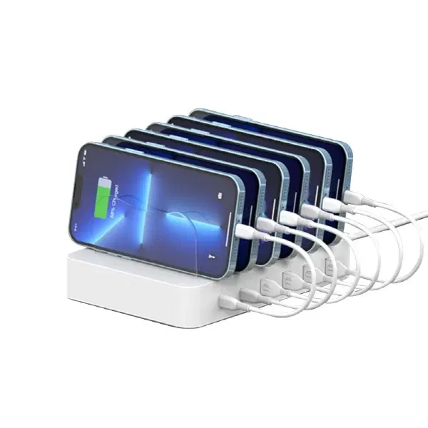 60W 6포트 LED PPS 고속충전기 C타입2포트 A타입4포트