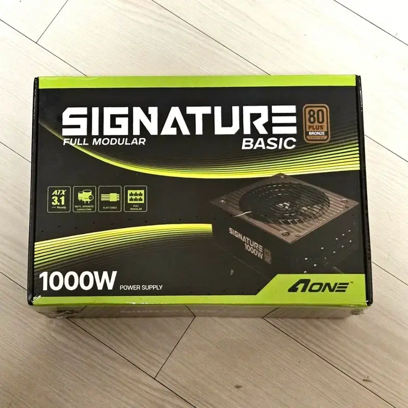 미개봉 Signature 1000W 브론즈 등급 파워 서플라이 풀 모듈러 ATX 3.1