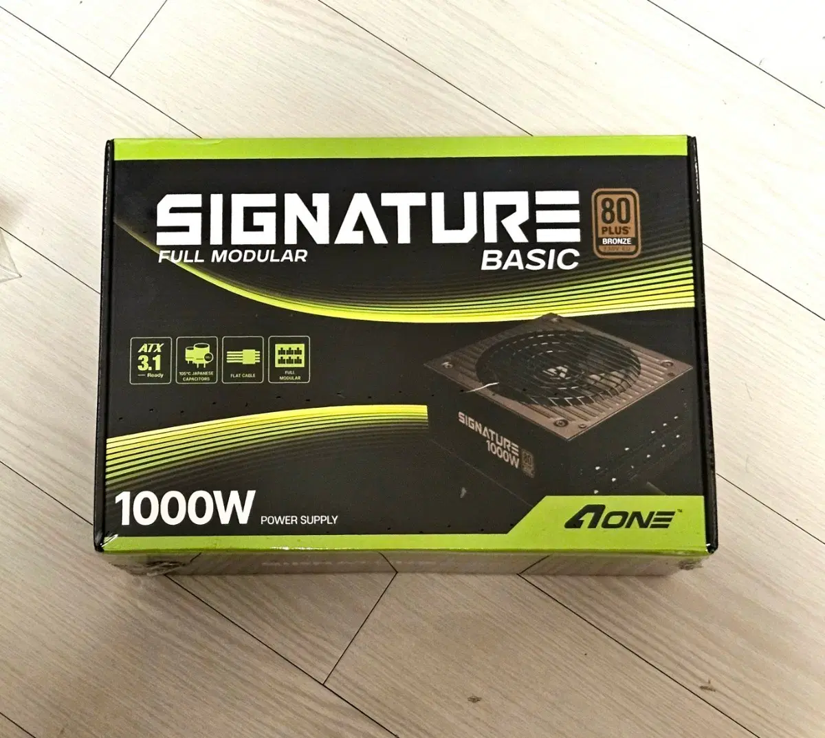 미개봉 Signature 1000W 브론즈 등급 파워 서플라이 풀 모듈러 ATX 3.1