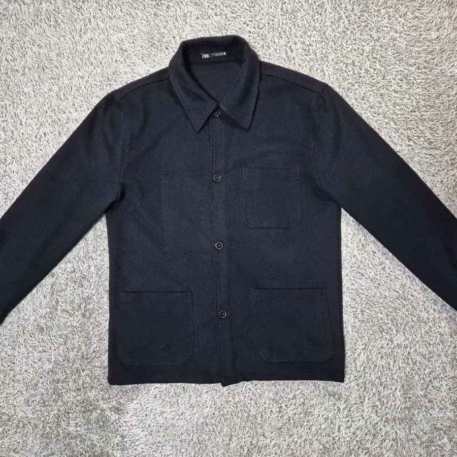 자라 ZARA 남성 네이비 카라 자켓 L