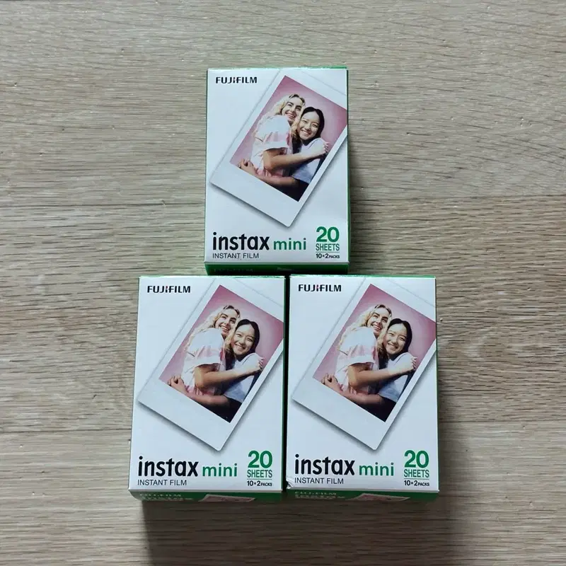 인스탁스 미니 카메라 필름 3팩 60장 일괄판매