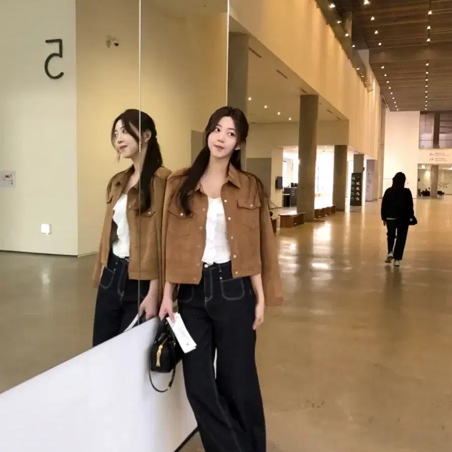 zaenio 스티치 부츠컷 팬츠