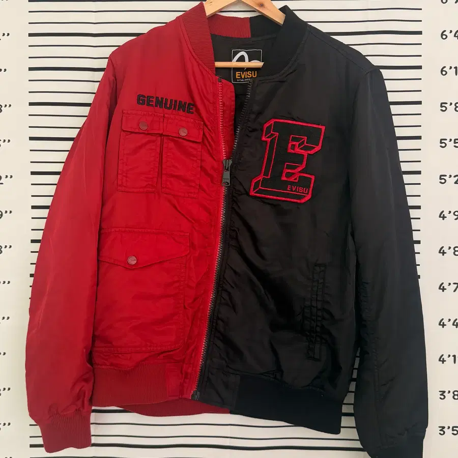 에비수(EVISU)의 레트로 하프 앤 하프 블루종