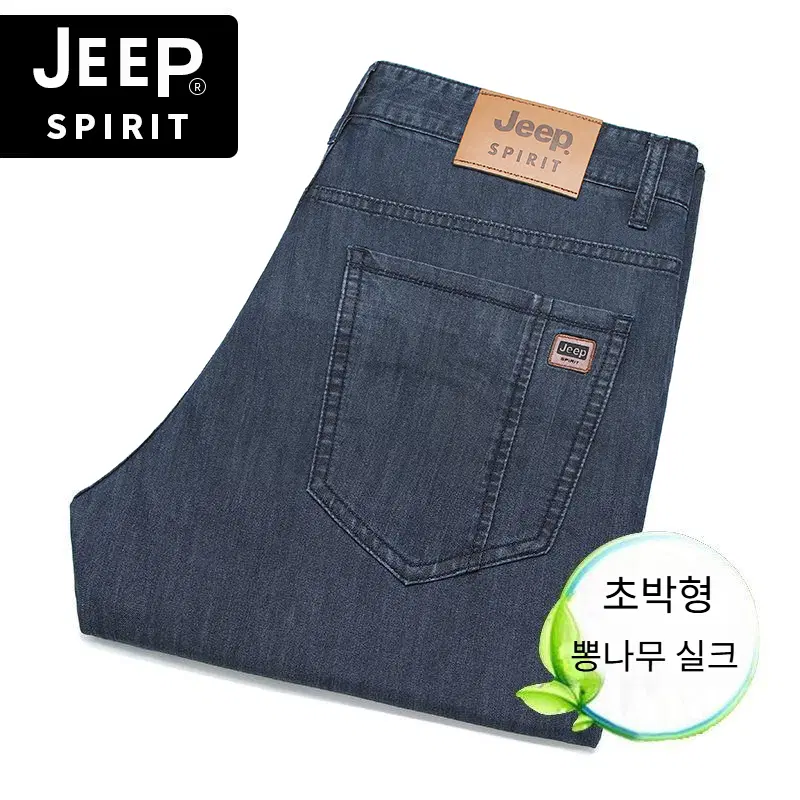 JEEP SPIRIT 남성 데님 팬츠 일자핏 캐주얼 청바지