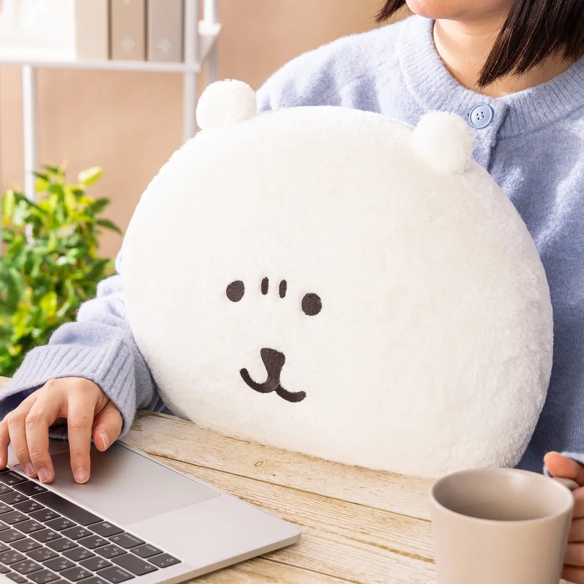 농담곰 쫀득 쿠지 C상 오카오 쿠션 인형 해볼까 야루카