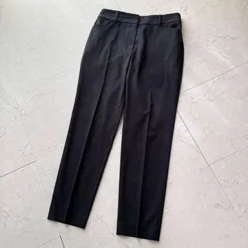 PLST 스틱 팬츠 린넨 블렌드 XL 현행 택 네이비