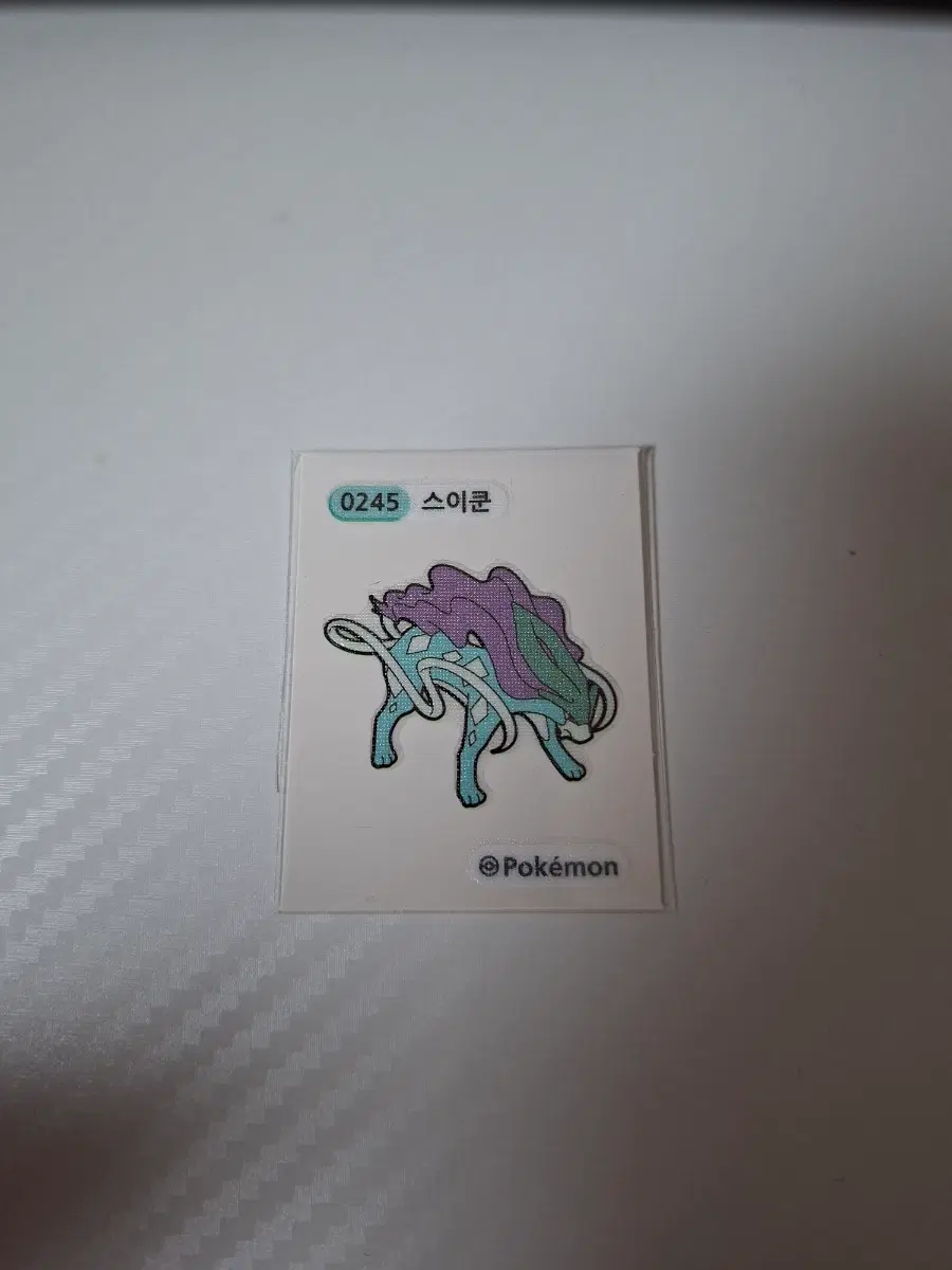 포켓몬 2022 2세대 띠부씰 0245 스이쿤