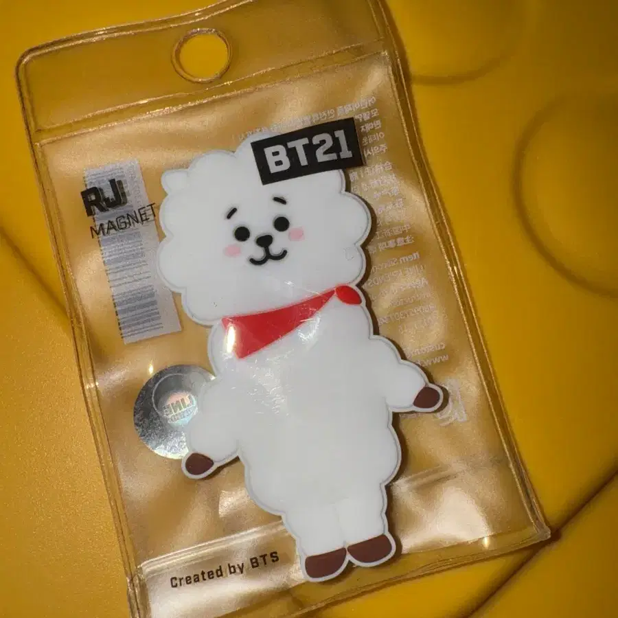 BTS 방탄 BT21 RJ 마그넷 미사용