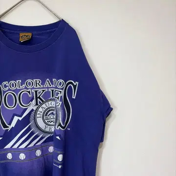 90s MLB 티셔츠 너트메그 싱글 스티치 미국제