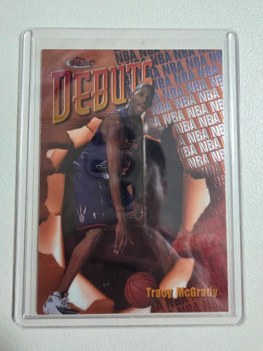 1997-98 nba 트레이시 맥그레이디 탑스 파이니스트 카드 토론토랩터스
