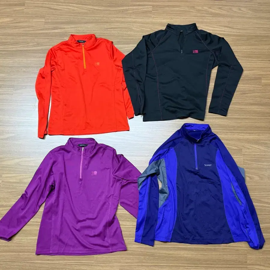 Karrimor 여성 반집업 기능성 티셔츠 4종 일괄