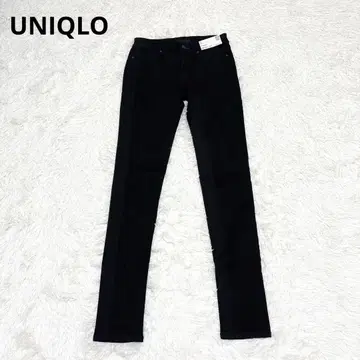 택 포함 새상품 UNIQLO 울트라 스트레치진 M 블랙 스키니 슬림 레그