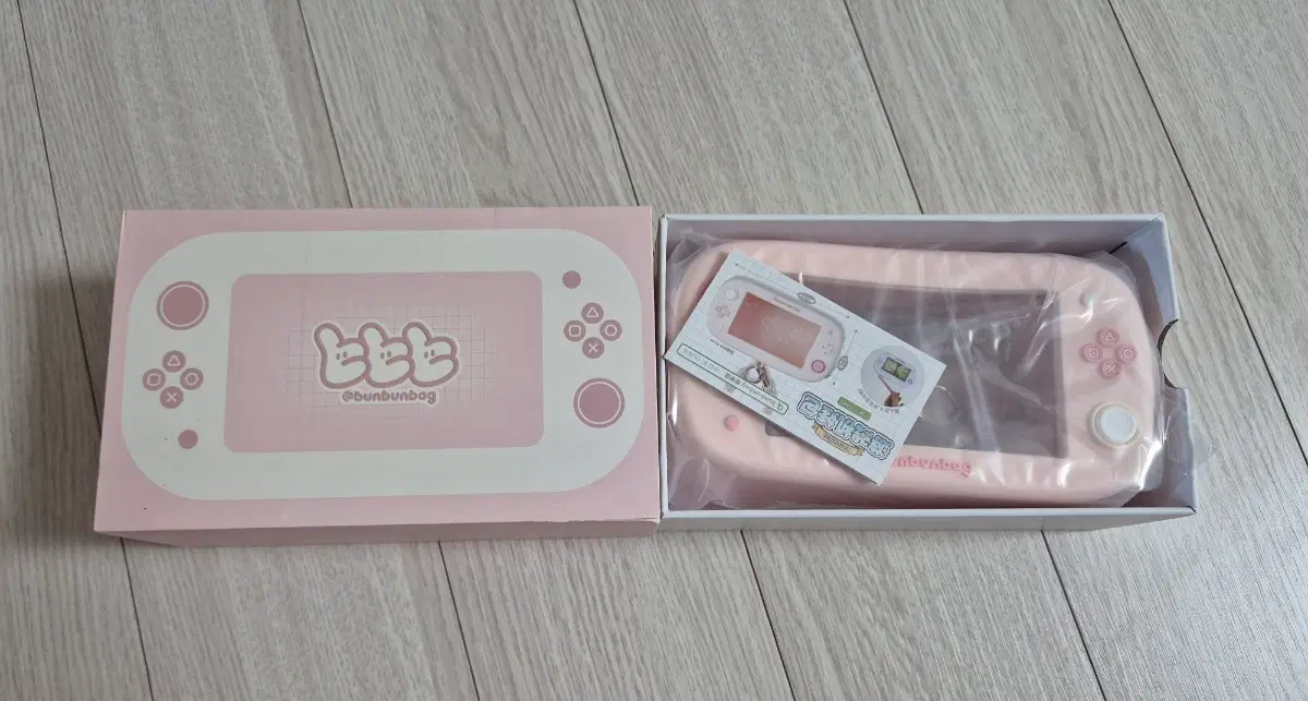 5cm 인형용 게임기 파우치 핑크 양도합니다