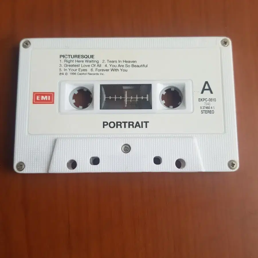 흑인음악 PORTRAIT: PICTURESQUE 팝카세트테이프 EMI 알앤비r&b 카세트테잎 염가음반 염가테이프