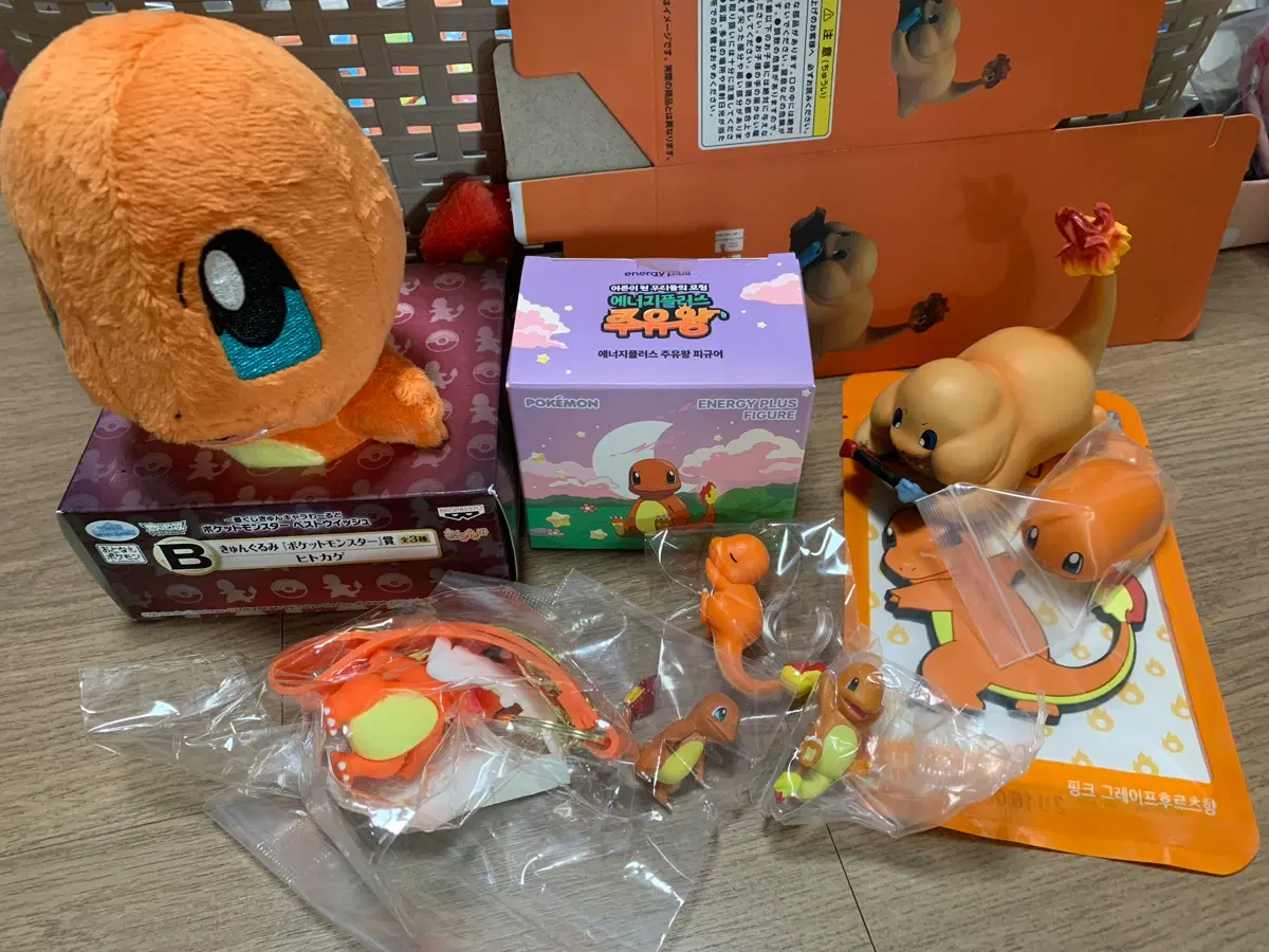 포켓몬스터 파이리 피규어 및 인형 일괄판매