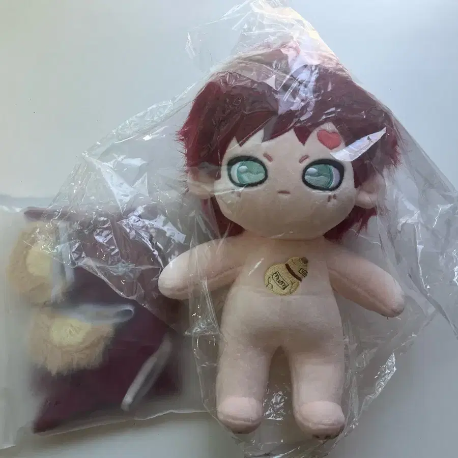 나루토 가아라 비공식 솜인형 20cm + 인형옷 고무줄귀