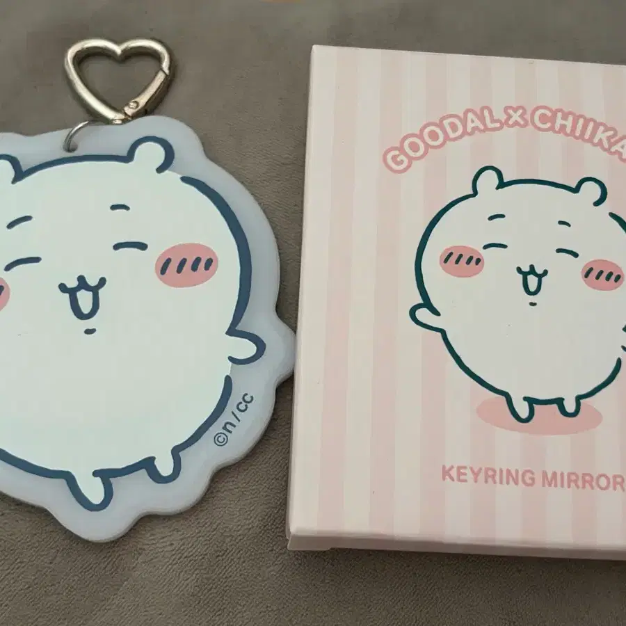 구달 치이카와 거울 키링