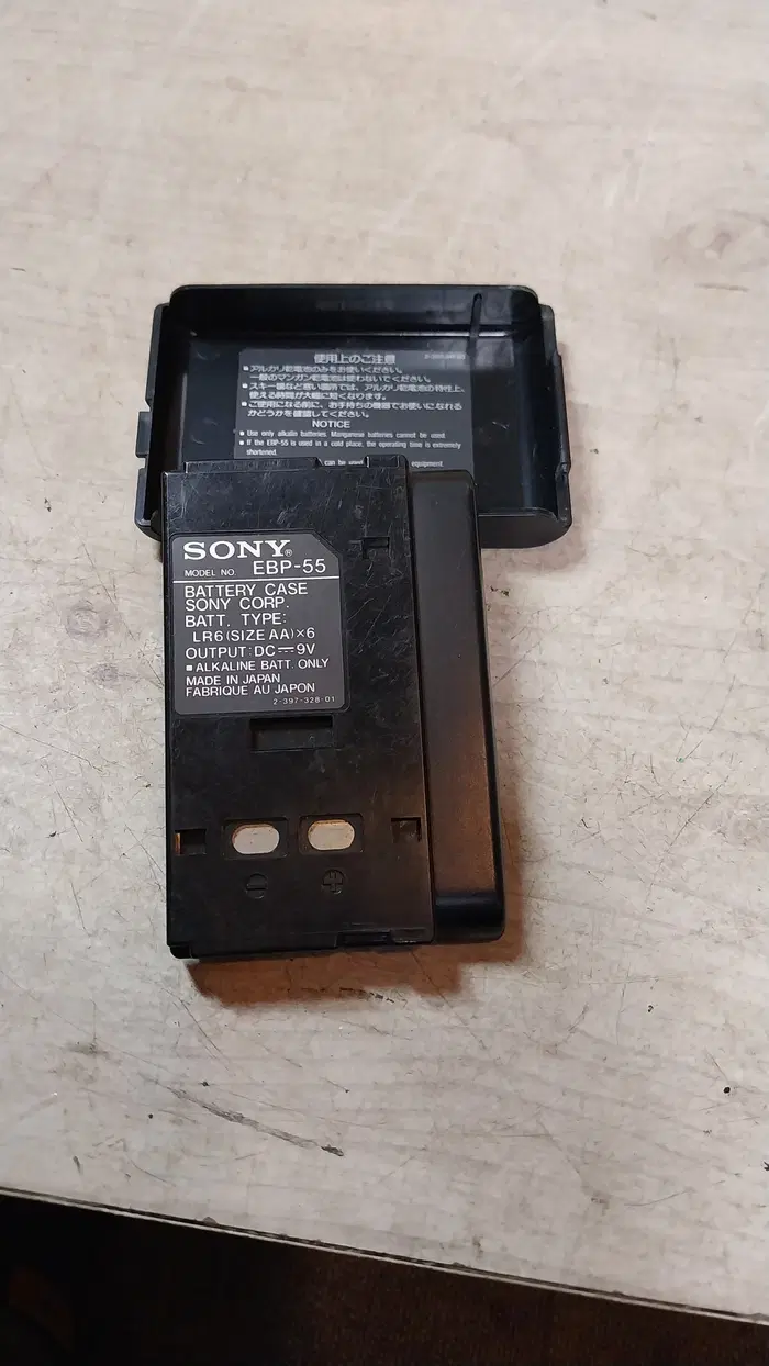 SONY EBP-55 정품 배터리 케이스/Video8 캠코더용