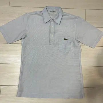 CHEMISE LACOSTE 피케 셔츠 라이트 블루