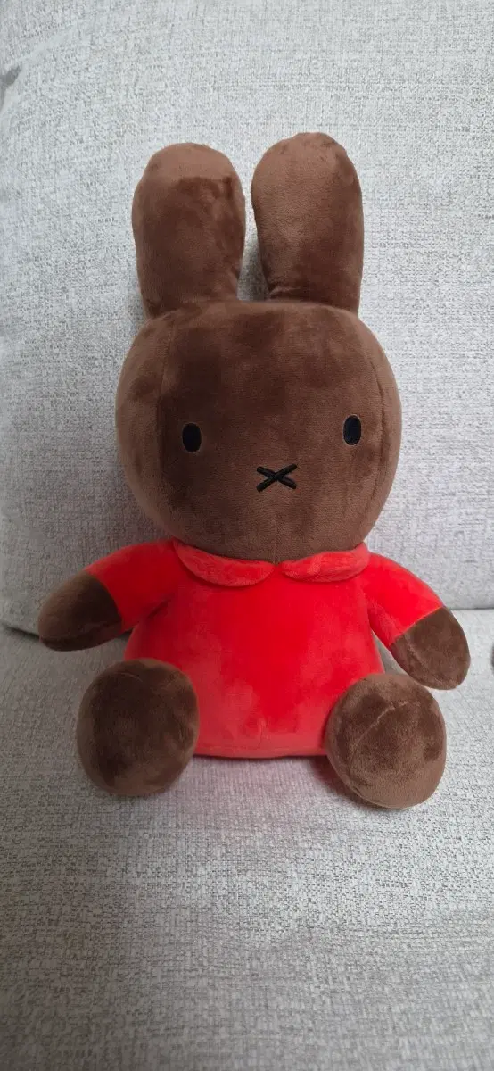 정품 미피 브라운 25cm 중형 인형