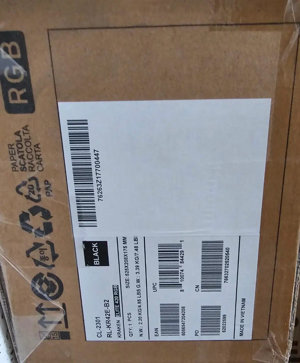 NZXT KRAKEN ELITE 420 RGB (Black) 미개봉