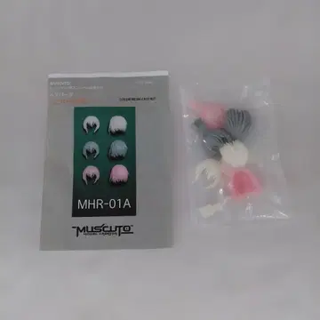 1/12 피규어용 유니버셜 헤어 부품