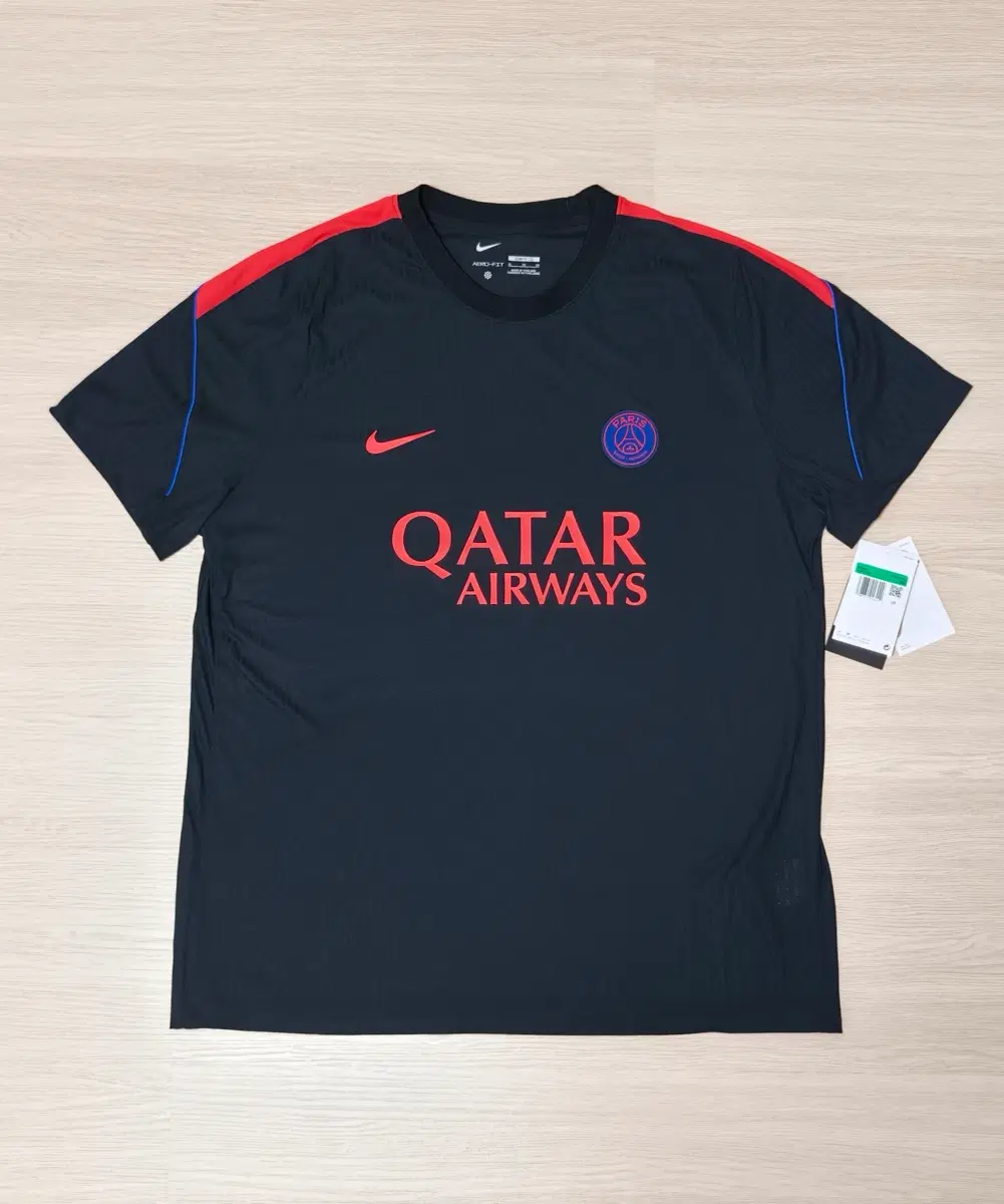 나이키 2627파리 생제르망PSG 선수용 어센틱 AERO-FIT 트레이닝 반팔티