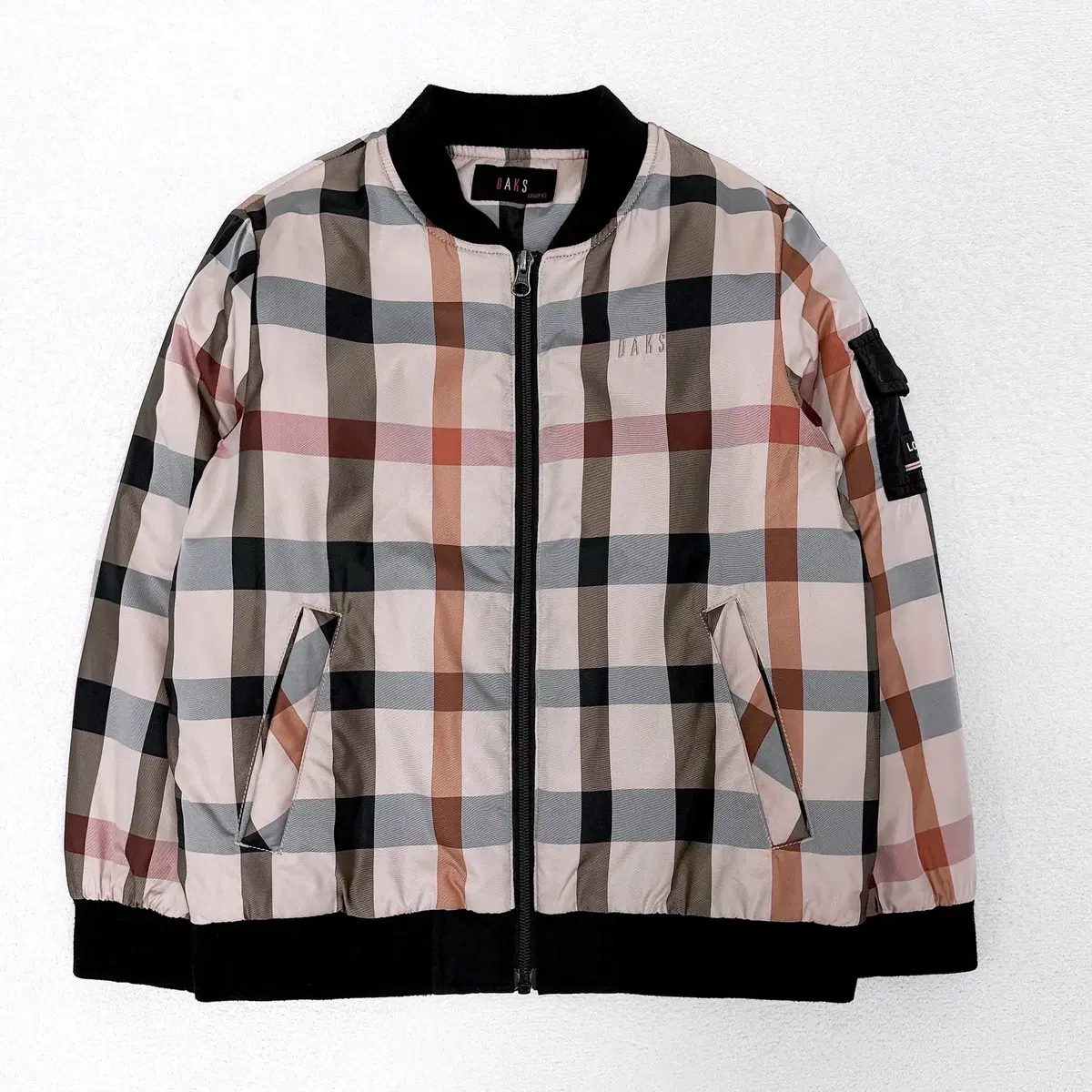 [8-9] 닥스 클래식체크 퀼팅 누빔 점퍼