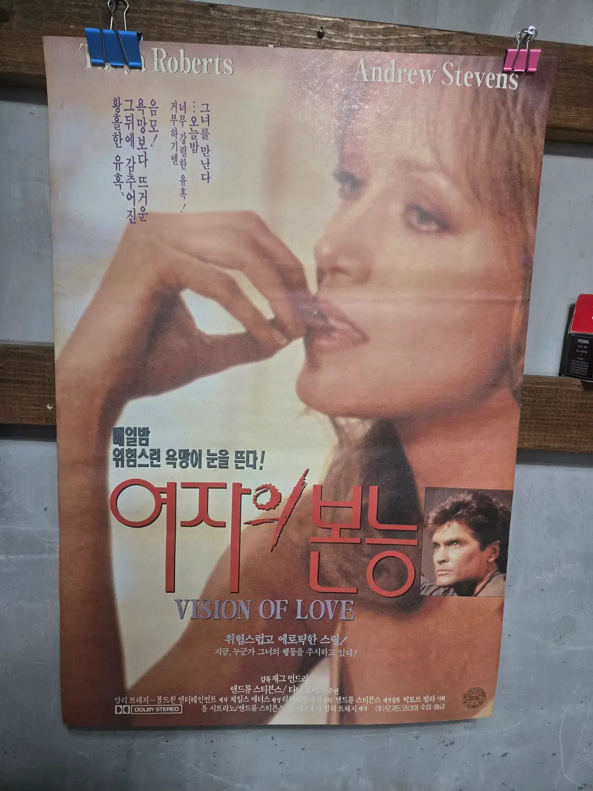 여자의 본능/ 1990년대 / 오리지널 포스터 /