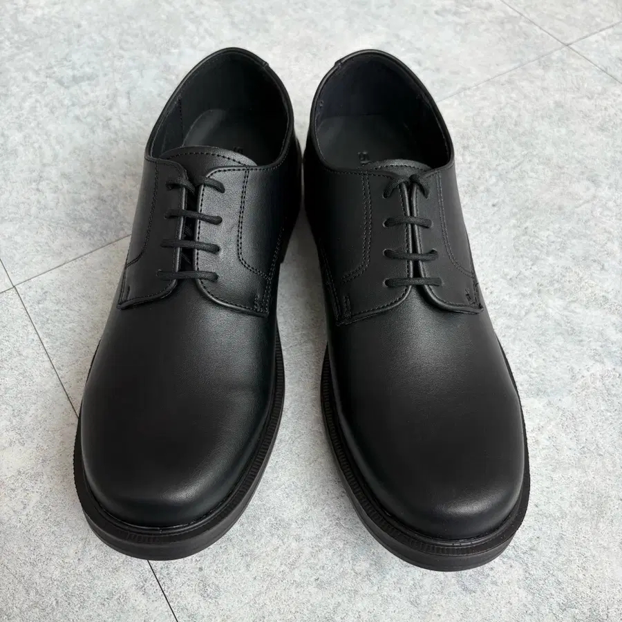 [240] 세컨드아뜨리에 SL22 [MATT BLACK] 남자 더비슈즈 (3번)