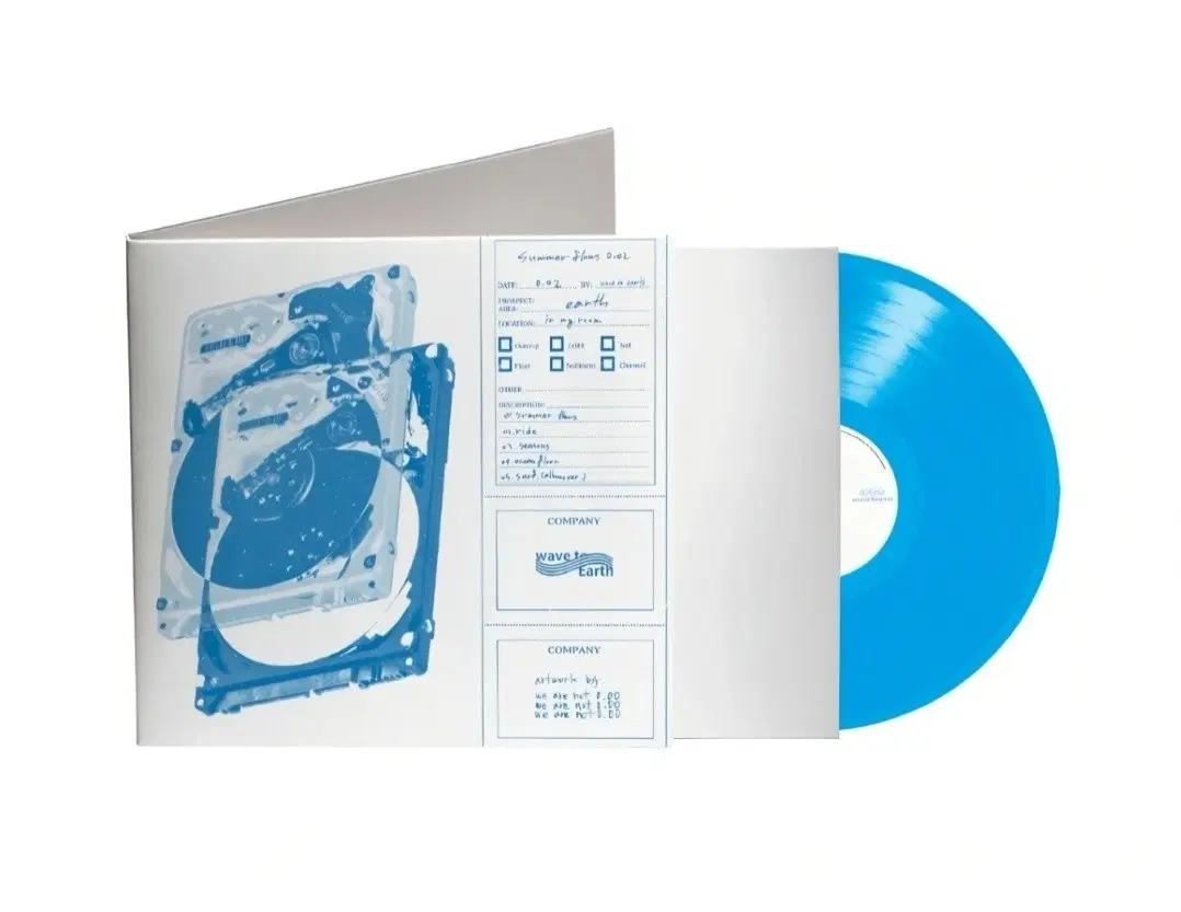 웨이브투어스 Summer Flows 0.02 LP 블루반 팝니다