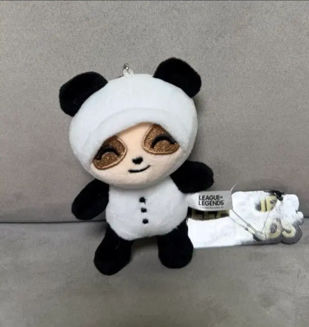 리그오브레전드 LOL 판다 티모 10cm 키링 인형
