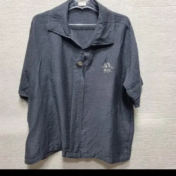 v243 반팔 남방 블라우스
