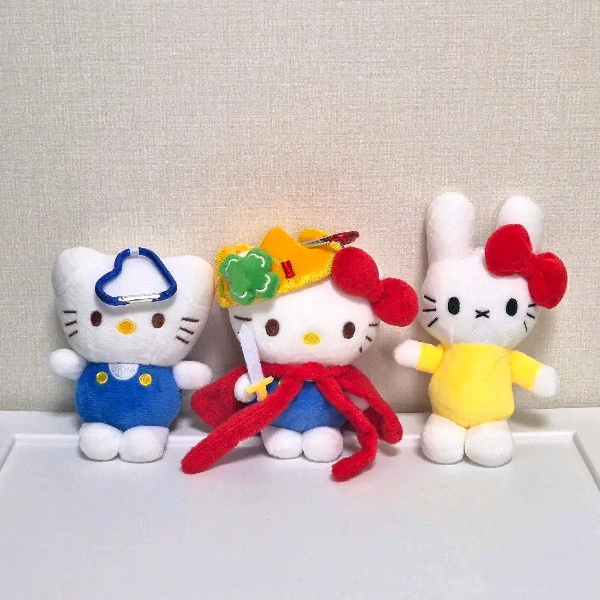 산리오 인형 키링 헬로키티 3종 세트