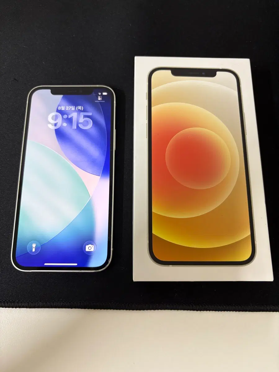 애플 아이폰 12 화이트 128GB 풀박스
