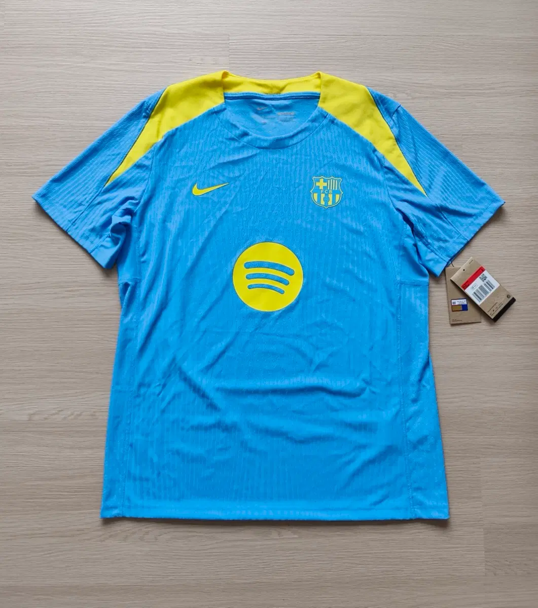 나이키 2425바르셀로나 선수 지급용 어센틱 DRI-FIT ADV 트레이닝 반팔티