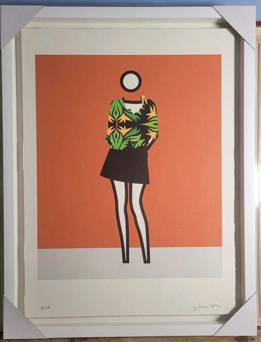 줄리안 오피 그림 판화 에디션