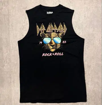 DEF LEPPARD 디플레파드 탱크탑 레오퍼레이드 표범