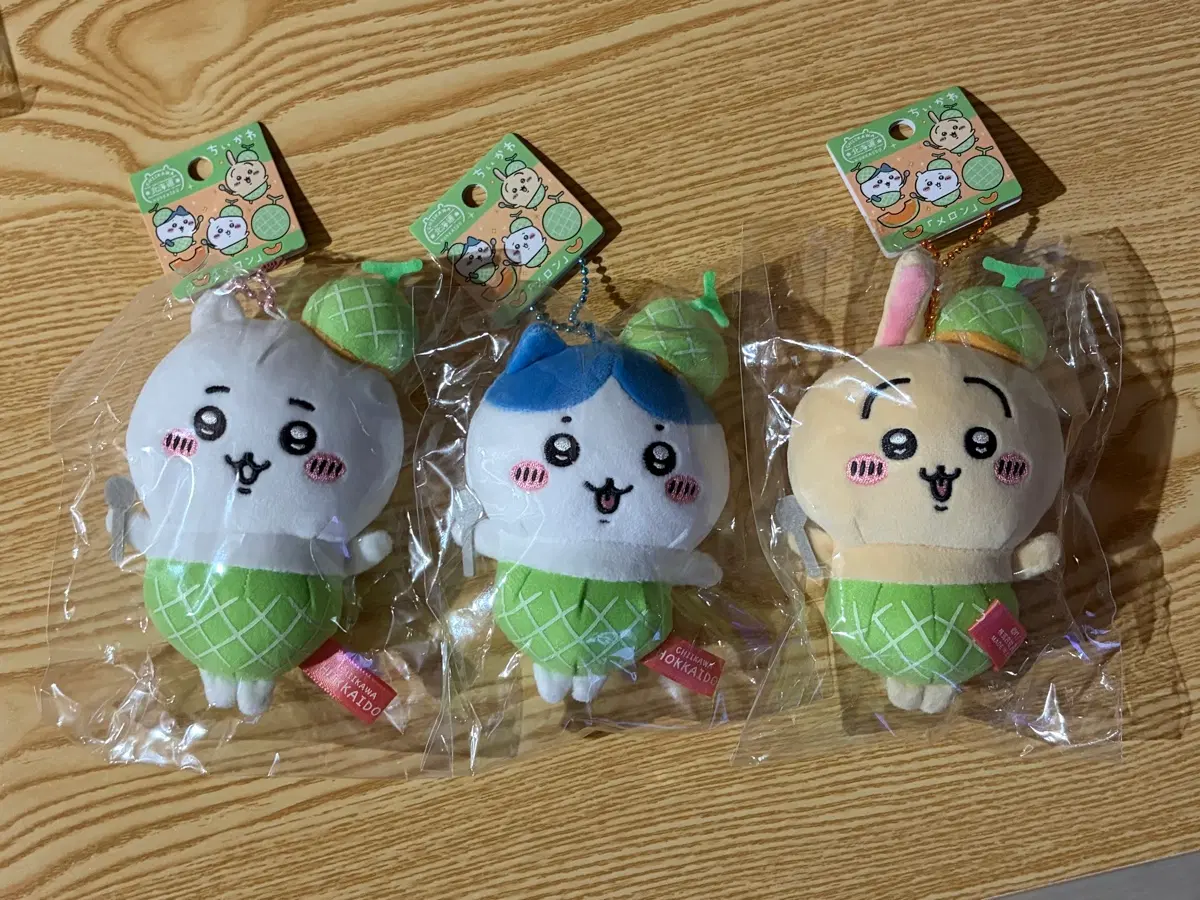 치이카와 멜론 마스코트 3종