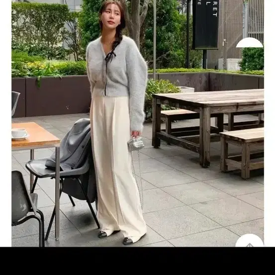 원로그 WONT 윈터 핀턱 슬랙스 아이보리 미니
