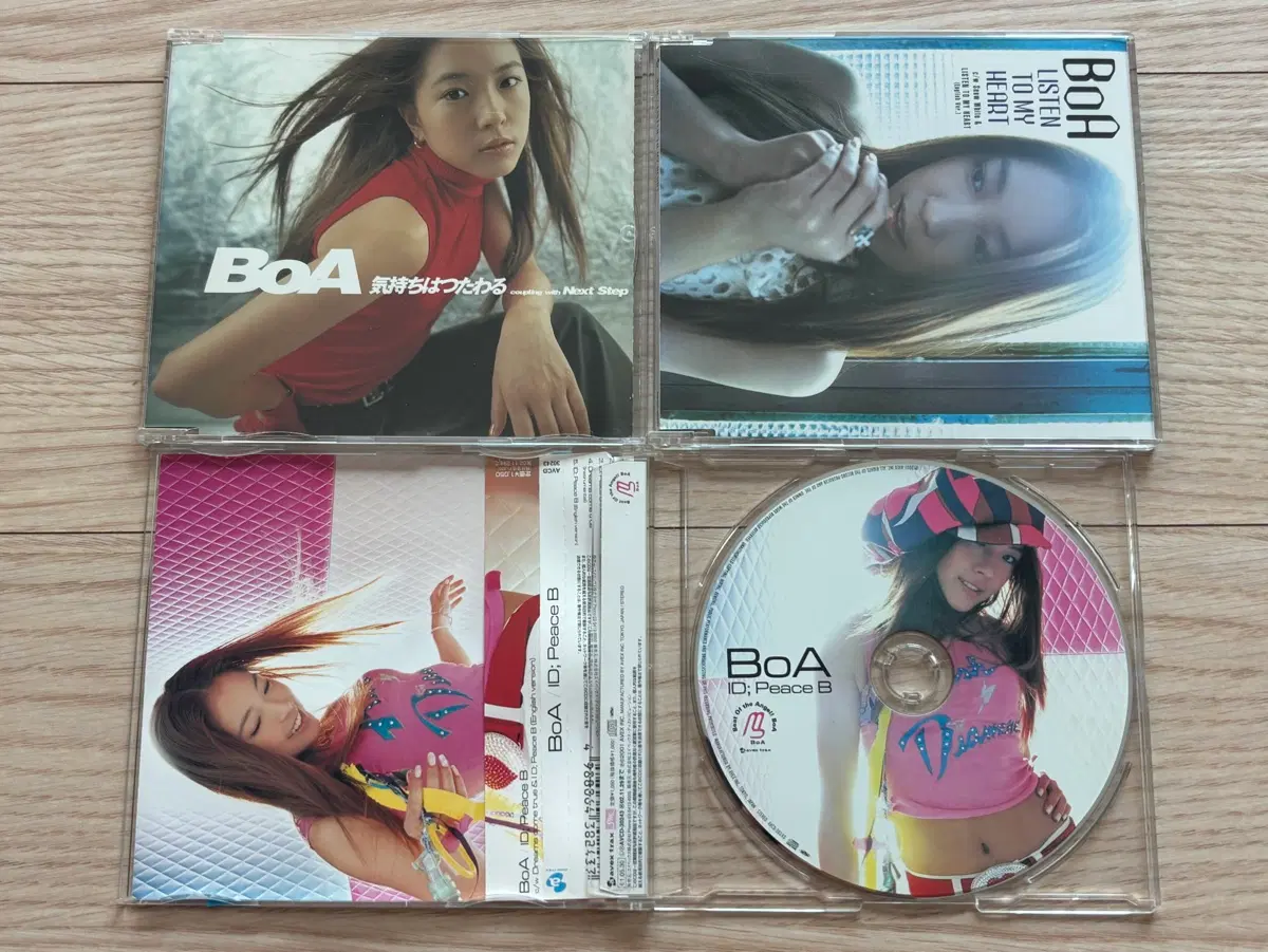 보아 BoA ID; Peace B A LISTEN TO MY HEART 일본 싱글 음반 시디 앨범 CD J-Pop