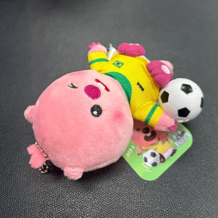 (미사용 9cm) 잔망루피 월드컵 브라질 인형 키링