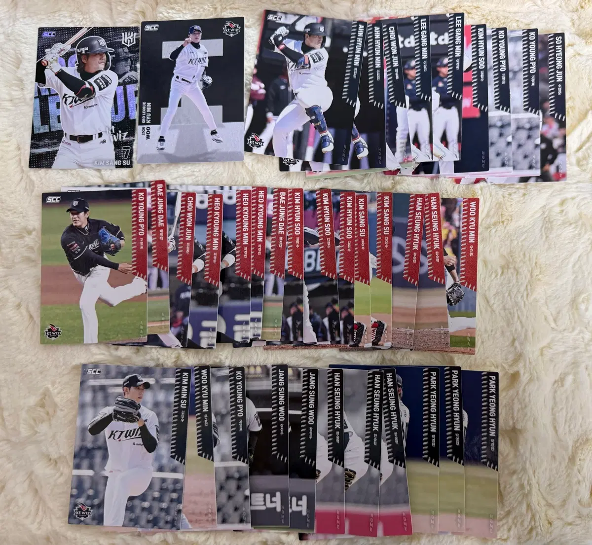 2026 KBO 야구카드 kt위즈 노멀 어웨이 일괄