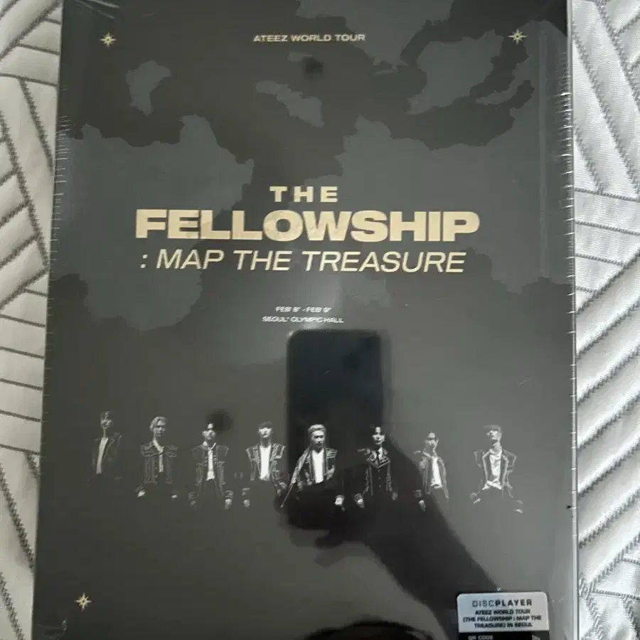 (미개봉/미세비닐벗겨짐) 에이티즈 더 펠로우십 맵더트레저 DVD