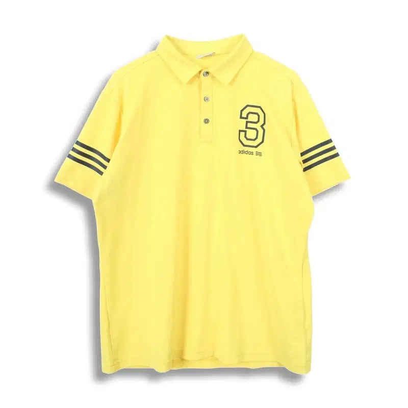 아디다스 (MEN - 2XL) 폴리 카라넥 골프 반팔 티셔츠