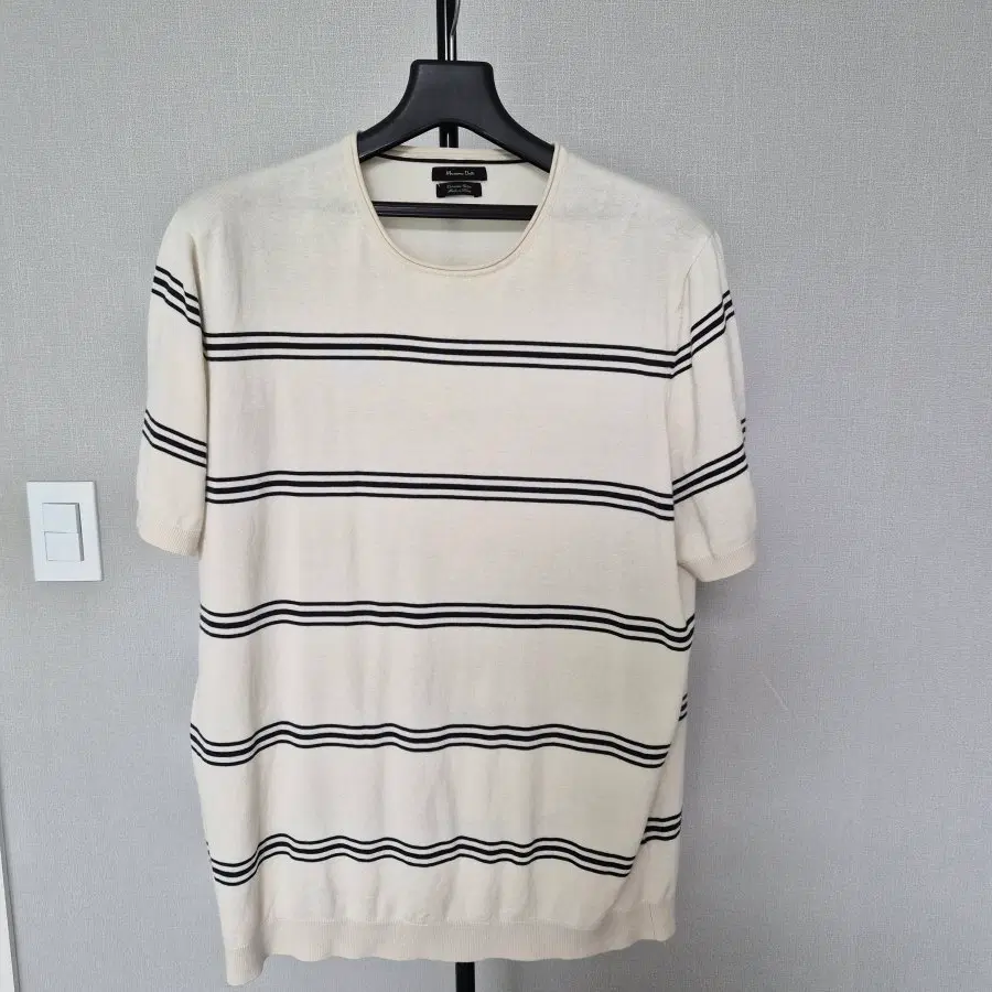 마시모두띠 XL 105 니트 라운드 티셔츠 M-반팔-589