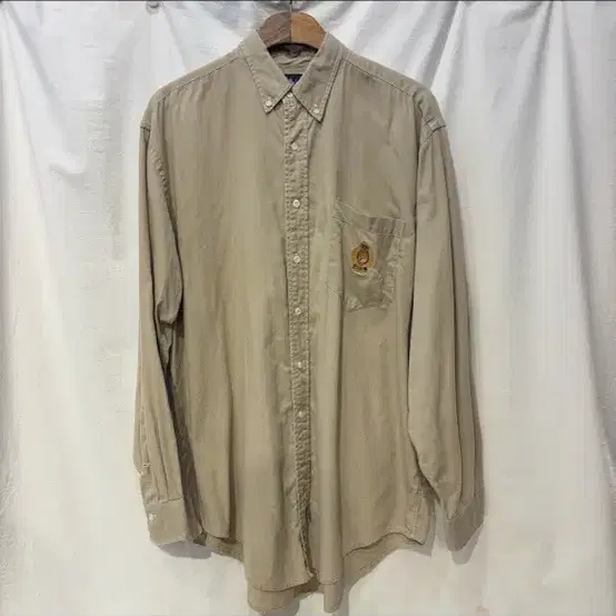 폴로 랄프로렌 90s 월계수 크레스트 로고 셔츠 남방